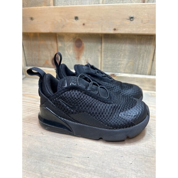 Nike Other - Nike Air Max 270 Triple Black Shoes DD1646-001 Toddlers Size 9C